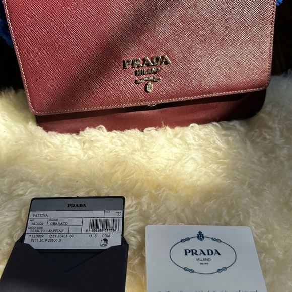 Prada Bags Authentic Prada Chain Flap Crossbody Bag Tessuto And